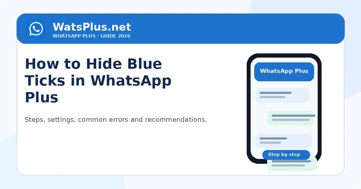 How to Hide Blue Ticks in WhatsApp Plus — second image