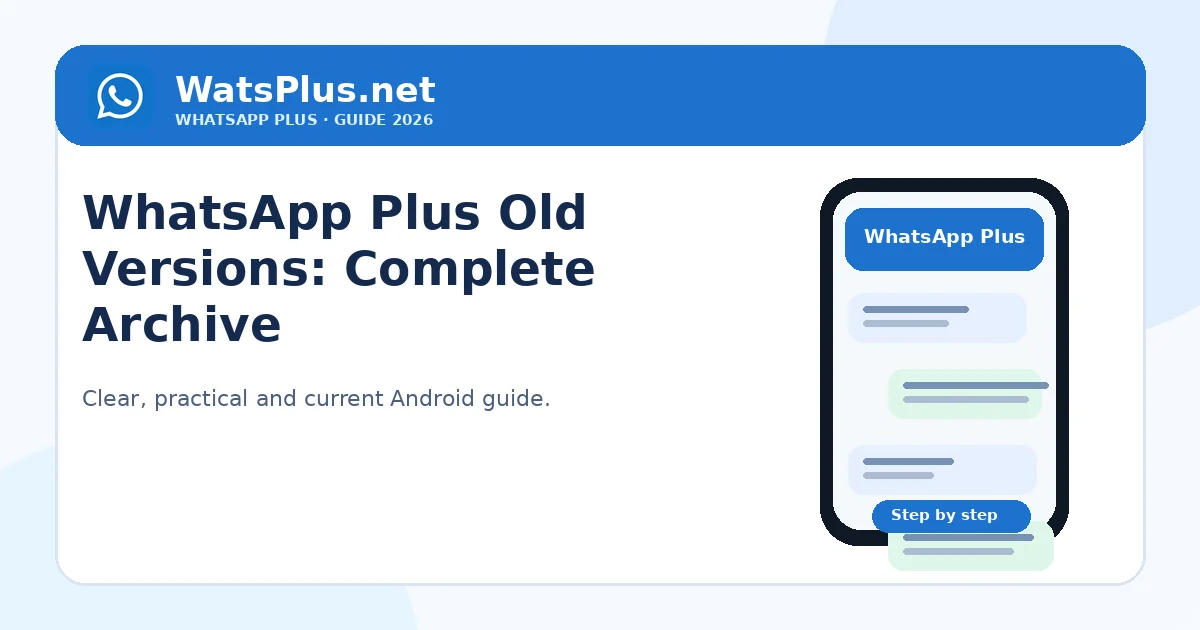WhatsApp Plus Old Version: Complete Archive