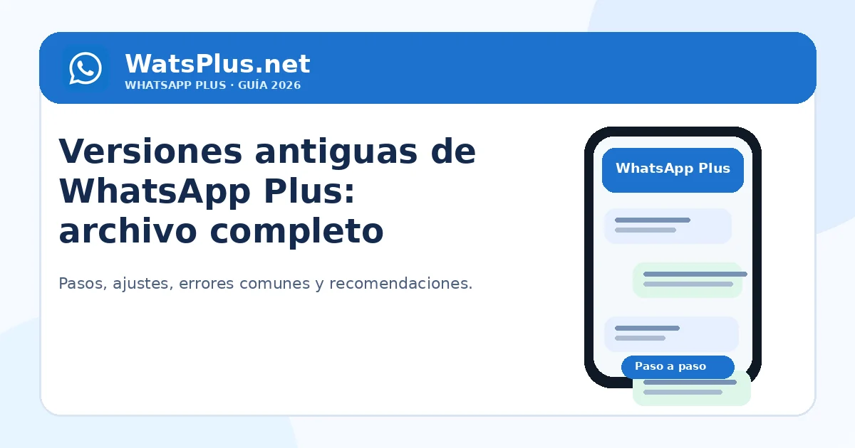 Versiones antiguas de WhatsApp Plus: archivo completo — segunda imagen