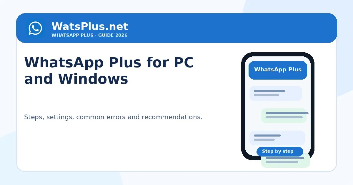 WhatsApp Plus for PC and Windows — second image