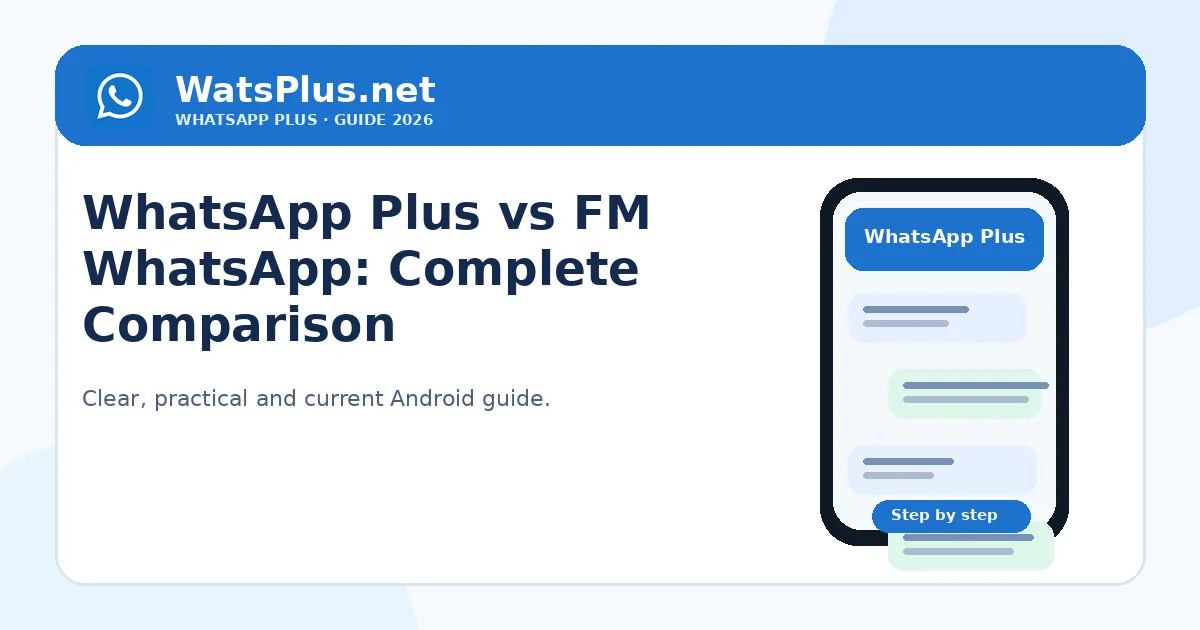 WhatsApp Plus vs FM WhatsApp