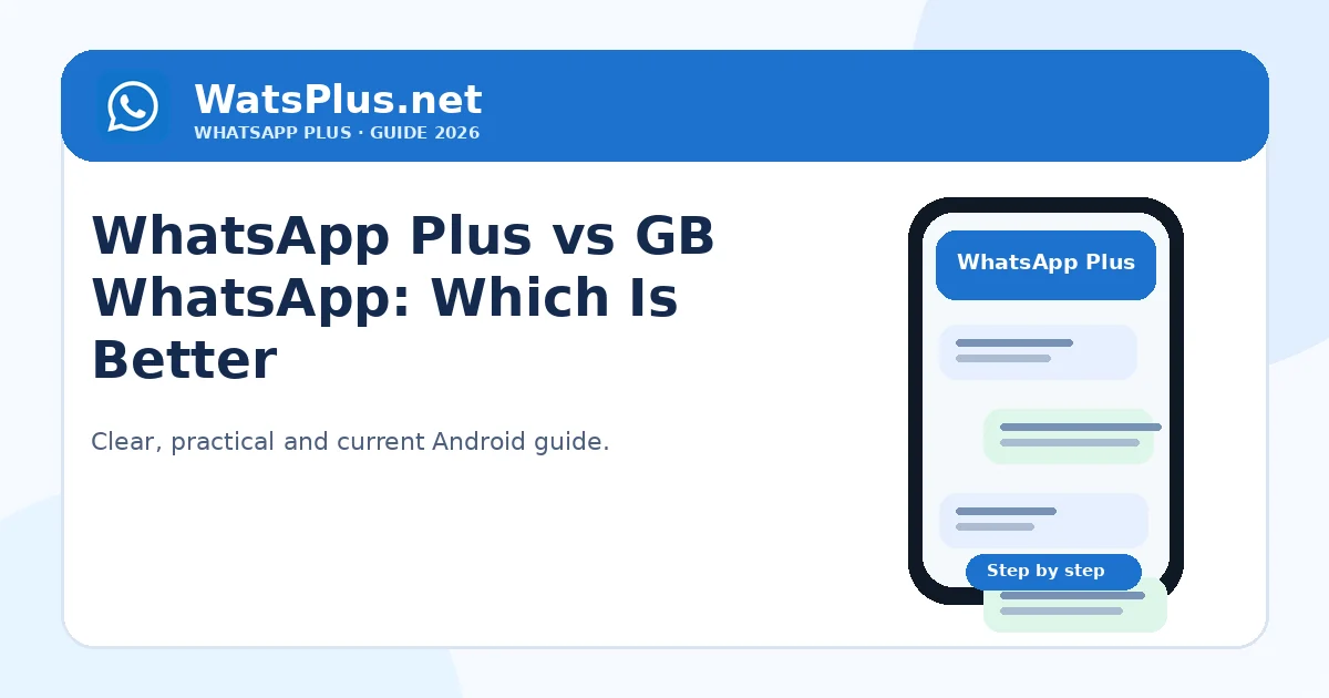 WhatsApp Plus vs GB WhatsApp