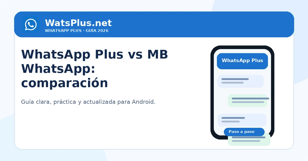 WhatsApp Plus vs MB WhatsApp
