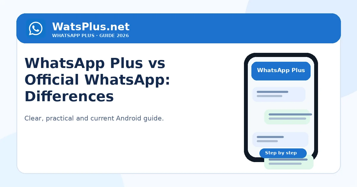 WhatsApp Plus vs WhatsApp: Key Differences