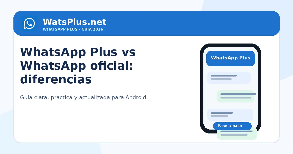 WhatsApp Plus vs WhatsApp: diferencias