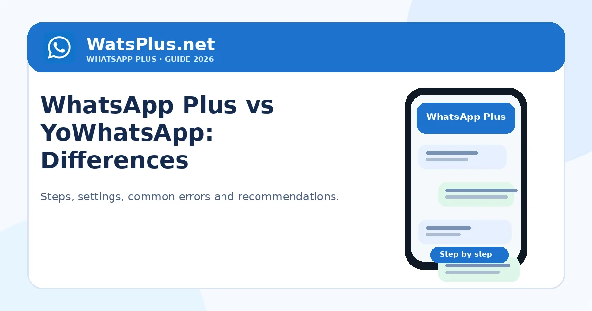 WhatsApp Plus vs YoWhatsApp — second image